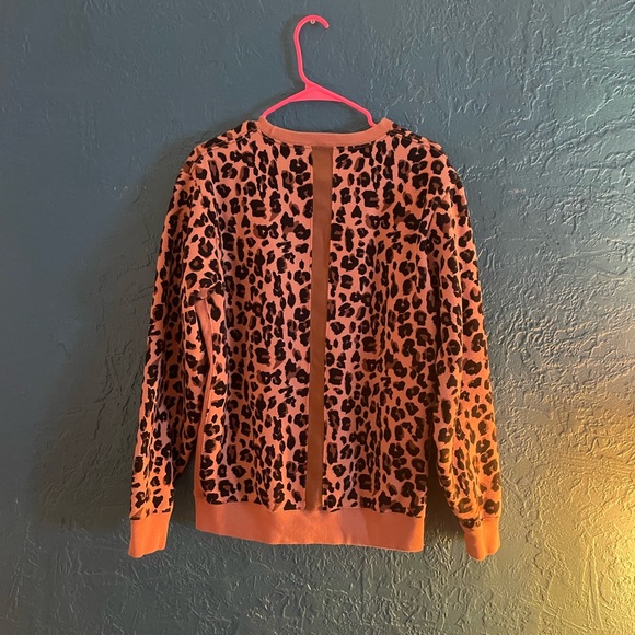 Ovadia & Sons Leopard Sweatshirt - S/M Sample - Picture 3 of 3